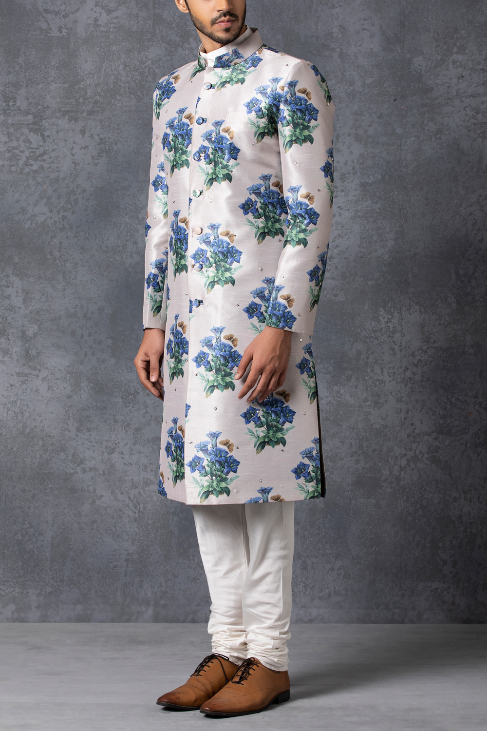 floral sherwani