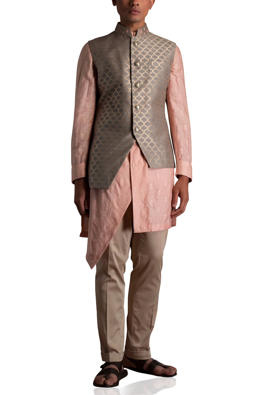 asymmetric nehru jacket